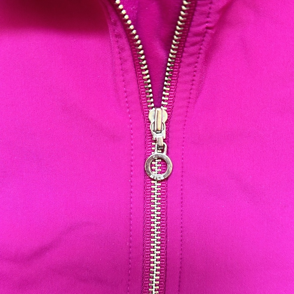 NILS performance quarter zip, fuschia -M - Picture 2 of 6
